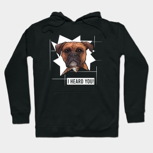 Funny Boxer I Heard You Hoodie